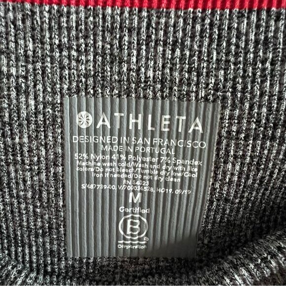 ATHLETA Seamless Andes Tight Heathered Gray Leggings - Picture 9 of 10